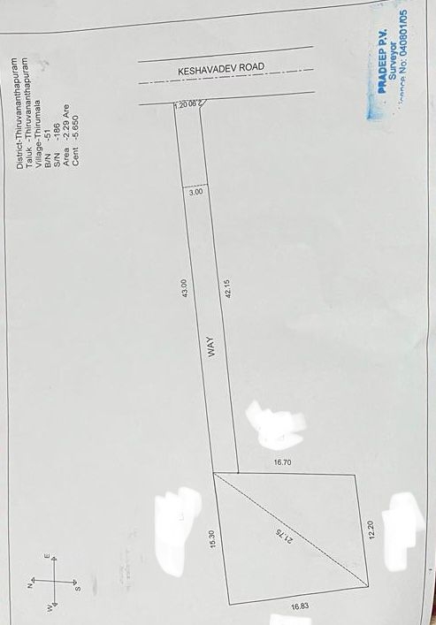5.650 Cent Residential Land for Sale Mudavanmugal